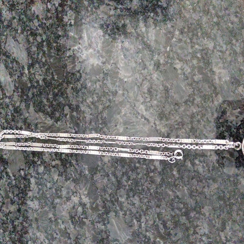 Silver Danecraft Partridge In A Pear Tree Necklac… - image 3